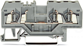 280-681 szary 2,5mm2 Złączka przelotowa 3-przew.