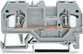 281-901 szary 4mm2 Złączka przelotowa
