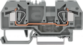 282-901 szara 6mm2 Złączka przelotowa