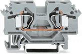 282-601 szara 6mm2 Złączka przelotowa