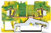 880-907/999-940 żół-zie.4mm2 Złączka przelotowa 2-przewod