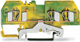 281-687 żółto-zielona 4mm2 Złączka przelot.PE 3-przewod