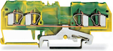 281-657 4P żółto-ziel.4mm2 Złączka (montaż czołowy)