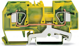 282-907 zółto-zielona 6mm2 Złączka przelotowa PE