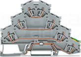 281-530 szara 4mm2 Złączka silnikowa L1L2L3PE
