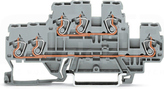 870-531 szara 2,5mm2 Złączka 2-piętrowa L/L