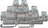 870-551 szara 2.5mm2 Złączka 3-piętrowa L/L/L