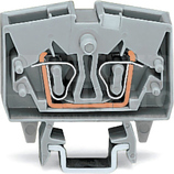 264-701 szara 2,5mm2 MINI Złączka przelotowa