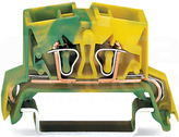 264-737 żółto-zie.2,5mm2MINI Złączka przelotowa