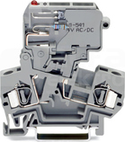 281-611/281-542 szara 4mm2 Złączka bezpiecz+LED