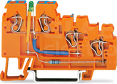 270-564/281-483 pomar 2,5mm2 Złączka przelot.3-przew.LED