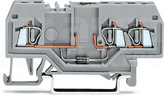 279-673/281-411 szara 1,5mm2 Złączka przelotowa 3-przew.