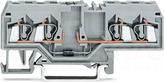 280-655/281-410 szara 2,5mm2 Złączka z diodą 4-przew.