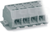 262-202 szara 4mm2 Złączka przelotowa 4-przew.