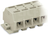 262-233 szara 4mm2 Złączka przelotowa 4-przew.