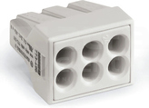773-496 6x2,5mm2 jasnoszara Szybkozłączka instalacyjna