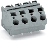 745-1354 6mm2 szara Złączka do płytki drukowanej