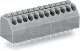 250-103 raster 3,5mm szary Listwa zaciskowa 3-tor
