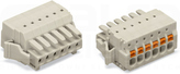 2734-110/037-000 3,5mm jasnoszary Gniazdo 10-bieg