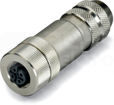 756-9208/060-000 M12 5P Wtyk żeński prosty