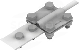 AN-07B/OG/ 6-śrubowe M8 B=50mm typ 4 Złącze kontrolne