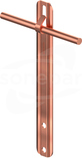 AN-13/CU/-N L=18cm Z-zagięcie Uchwyt prosty