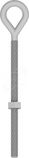 AN-30D/OG/ L=200mm M10 Śruba naciągowa oczkowa
