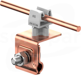 AN-06HN/CU/S Z-zatrzask H=3,5cm szary Uchwyt na felc uniwersalny
