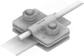 AN-07F/OG/ 2-śrubowe M10 3-płytkowe B=30mm typ1A Złącze kontrolne