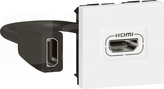 Mosaic M45 B GN HDMI 2M Z PRZEWODEM Gniazdo HDMI