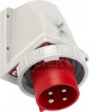 32A 4P 400V IP67 Wtyczka odbiornikowa nikiel