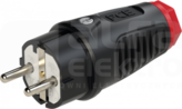 TAURUS2 16A 2P+Z 250V SCHUKO IP54 Wtyczka gumowa