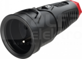 TAURUS2 16A 2P+Z 250V IP20 Gniazdo gumowe z bolcem