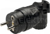TAURUS 16A 2P+Z 250V IP44 Wtyczka gumowa