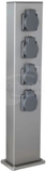 SREBRNY 4GS VARIO 3/3 Słupek aluminiowy