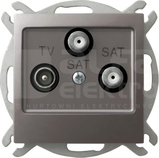 IMPRESJA tytan Gniazdo RTV-SAT z 2 wyjśc.SAT