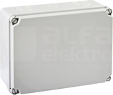 LIGHT 241x180x95 (4xM25 6xM40) IP66/67 Puszka natynkowa z osłabieniami pokrywa pełna