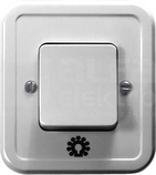PI 6AX IP20 biały Łącznik zwierny światło