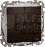 SEDNA ELEMENTS IP44 wenge Łącznik świecznikowy
