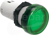 LPMLN3 220VDC zielony Jednoczęściowa lampka LED