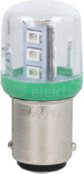 LT7ALLE3 BA15d 110-120VAC zielony Źródło LED