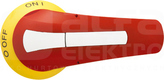 GEX67N żółto/czerwony IP65 Pokrętło