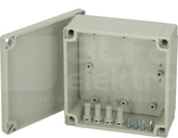 PC125/60HG 130x130x60 IP67 Obudowa pokrywa szara