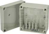 PC125/75HG 130x130x75 IP67 Obudowa pokrywa szara