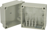 PC125/100HG 130x130x100 IP67 Obudowa pokrywa szara