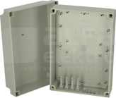 PC200/100HG 255x180x100 IP67 Obudowa pokrywa szara