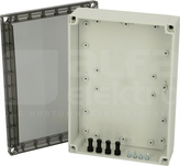 PC200/63HT 255x180x63 IP67 Obudowa pokrywa przezroczysty