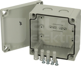 PCM95/60G 100x100x60 IP67 Obudowa pokrywa szara
