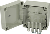 ABS95/75HG 100x100x75 IP67 Obudowa pokrywa szara