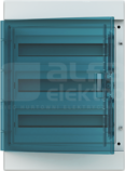 MISTRAL65 54M N+PE IP65 Obudowa natynkowa drzwi przezr